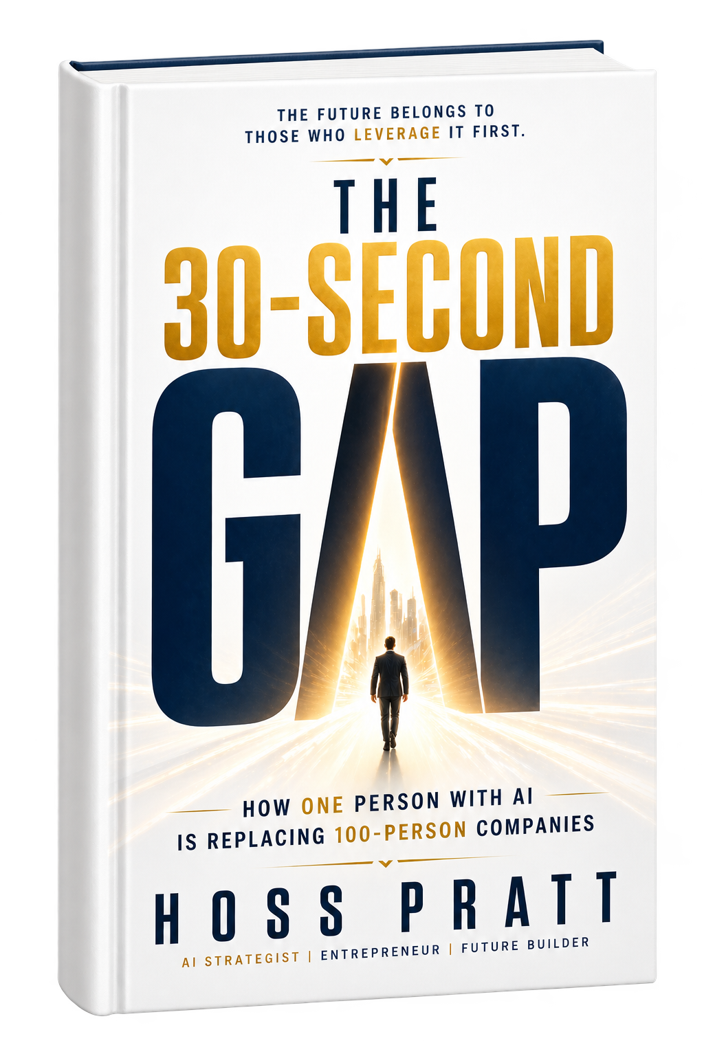 The 30-Second Gap book, 3D cover